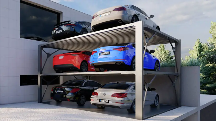 חניה רובוטית, מתקן חניה אוטומטי