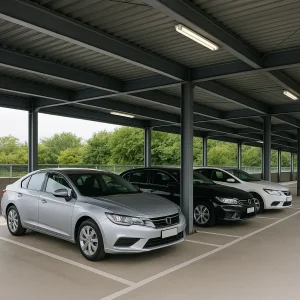 חניה מקורה, מתקני חניה